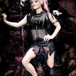 Warrior Skirt Fringed Collar