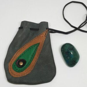 Gray & Green Gift Bag