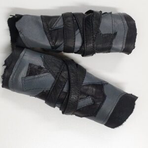 Gray & Black Warrior Cuffs