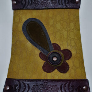 Leather Flower Wall Art