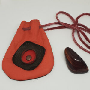 Salmon Leather Gift Pouch