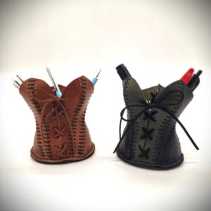 Corset Pen/Brush Holder
