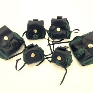 Forset Green with Braided Leather Bag