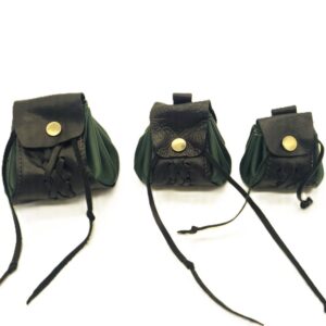 Forset Green with Braided Leather Bag