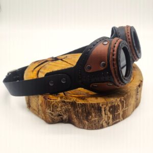 Large Black & Tan Goggles