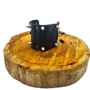 Shadowspike Leather Cuffs - Small