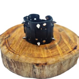 Shadowspike Leather Cuffs - Medium