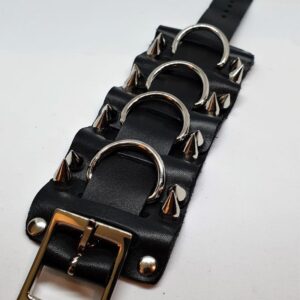 Shadowspike Leather Cuffs - Medium