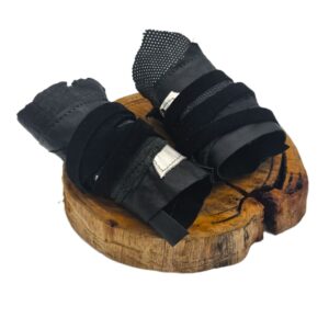 Wasteland warrior Cuffs - Black dash