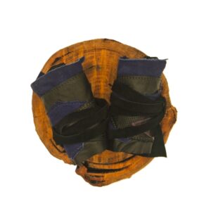 Wasteland warrior Cuffs - Black and purple