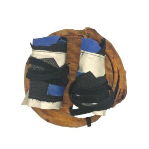 Wasteland warrior Cuffs - Silver & Black