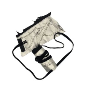 Wasteland warrior Cuffs - Silver & Black