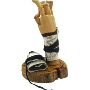 Wasteland warrior Cuffs - Silver & Black