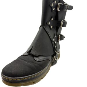 Black Low Gaiters Boot Covers