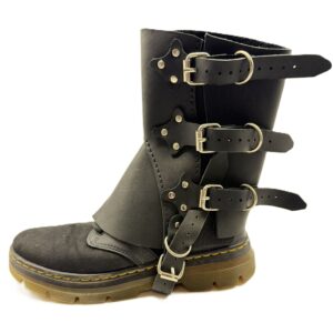 Black Low Gaiters Boot Covers