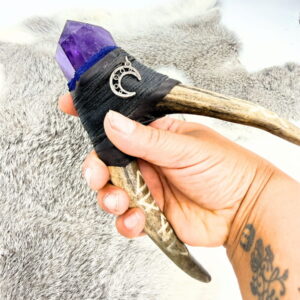 AMETHYST ANTLER WAND