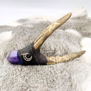 AMETHYST ANTLER WAND