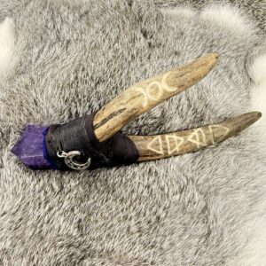 AMETHYST ANTLER WAND