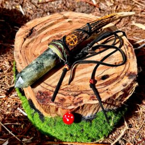 Prehnite Solar Cross Ritual Wands