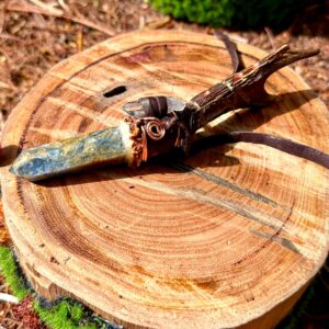 Kyanite Rune Seeker Ritual Wand