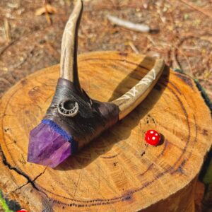 Amethyst Triple Goddess Ritual Wand