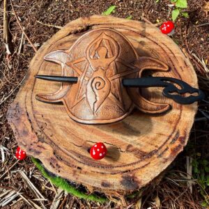 Triple Goddess Barrette - Ancient Earth GC010