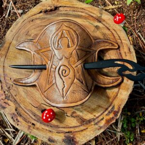 Triple Goddess Barrette - Ancient Earth GC010