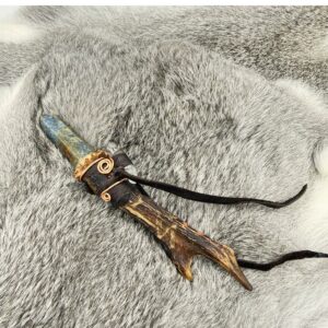 Kyanite Antler Wand